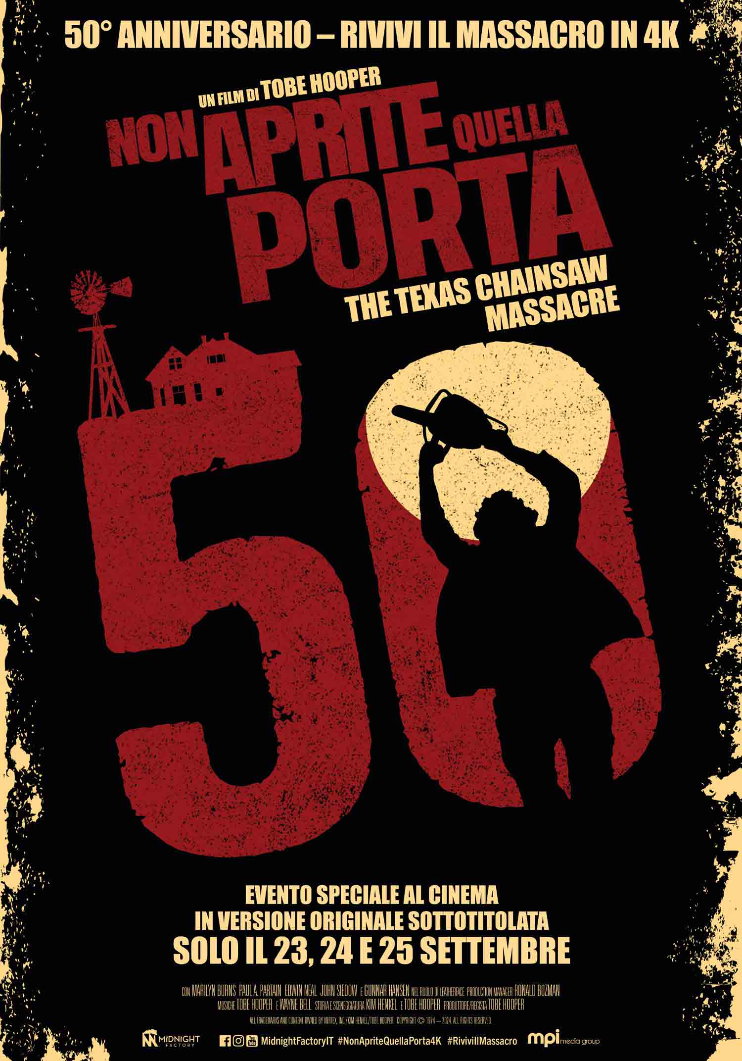 Non Aprite Quella Porta: 50° Anniversario